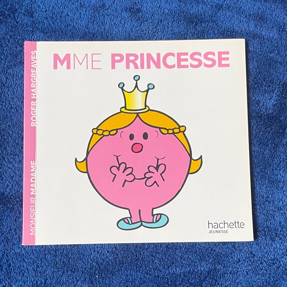 Hachette MME Princesse Book - Pink and Yellow (French)